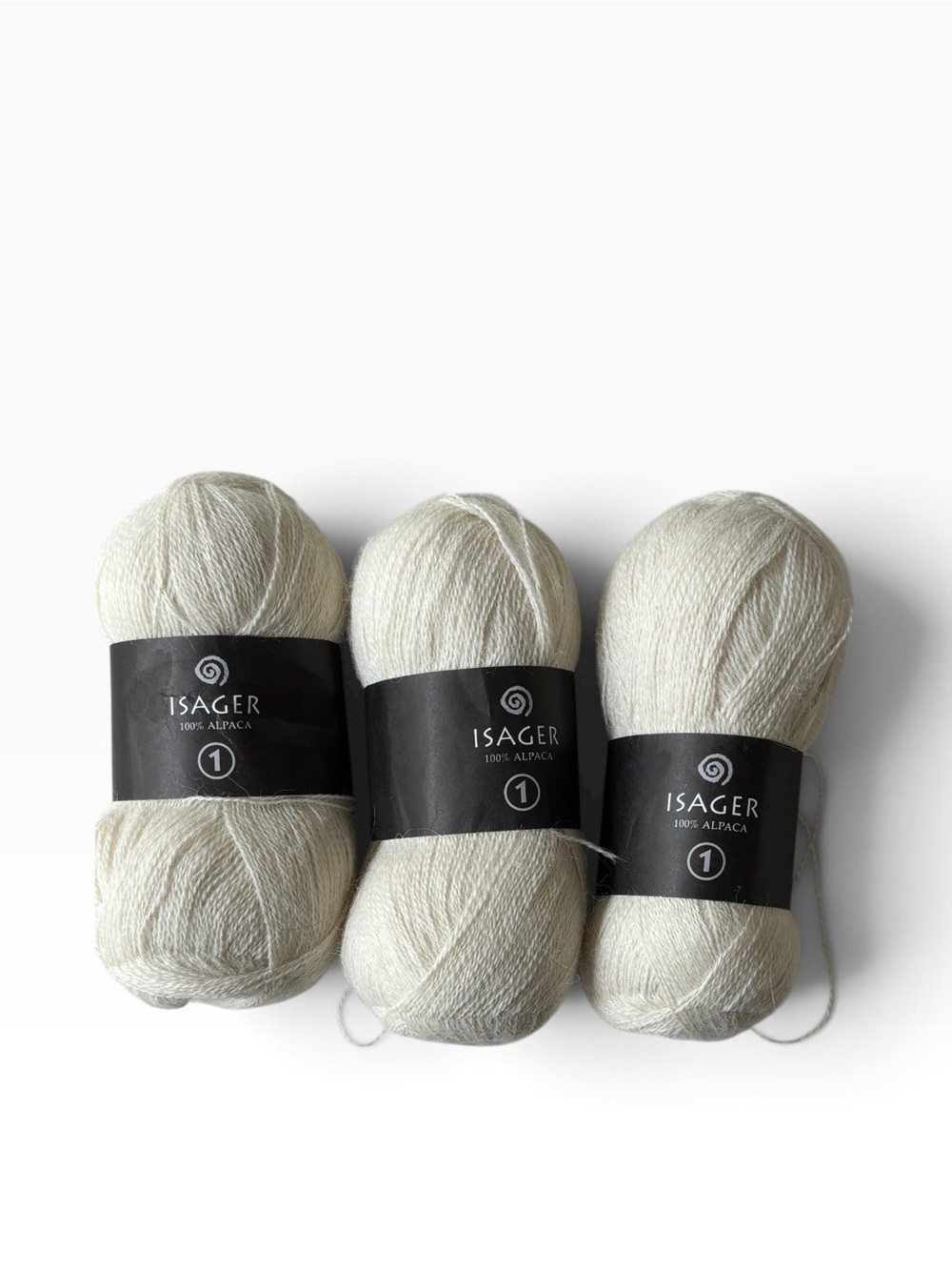 ✨ Isager Alpaca 1 Yarn Lot - 3 Matching Skeins - 100% Alpaca ✨